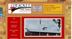 Desktop Screenshot of cherokeefirearms.com